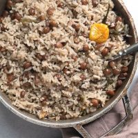 Gungo rice & peas